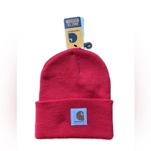 Carhartt beanie, bright red